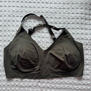 True and Co Olive Green Bra